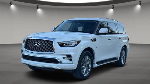 Moonstone White 2018 INFINITI QX80 Base