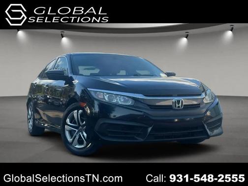Crystal Black Pearl 2016 Honda Civic LX