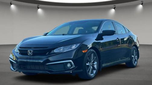 Crystal Black Pearl 2021 Honda Civic EX