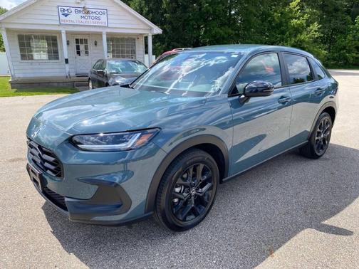 Blue 2025 Honda HR-V AWD Sport