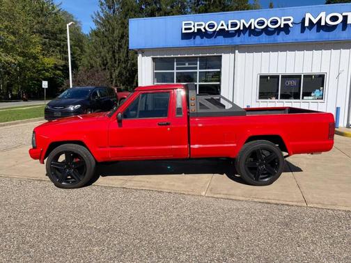 Red 1988 Jeep Comanche Base