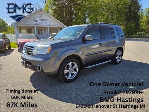 Polished Metal Metallic 2013 Honda Pilot EX