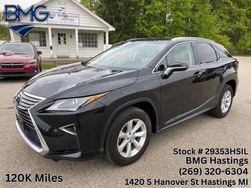 Black 2016 Lexus RX 350 F Sport