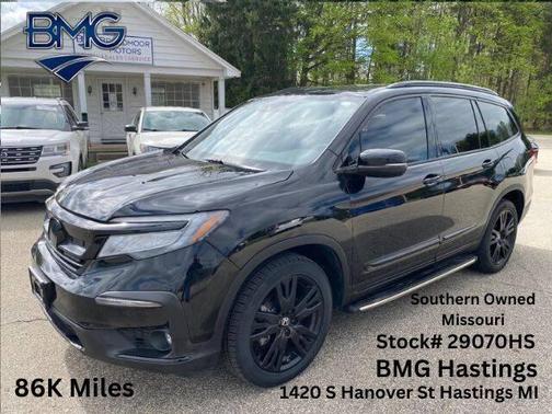 Crystal Black Pearl 2021 Honda Pilot AWD Black Edition