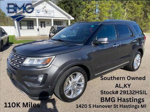 Gray 2016 Ford Explorer Limited
