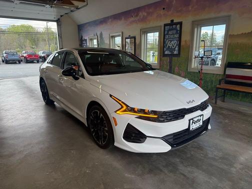 Glacial White Pearl 2024 Kia K5 GT-Line
