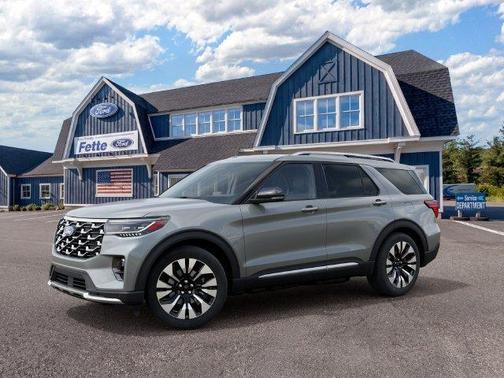 Avalanche Gray 2027 Ford Explorer Platinum