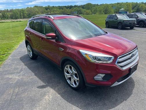 Ruby Red Metallic Tinted Clearcoat 2017 Ford Escape Titanium