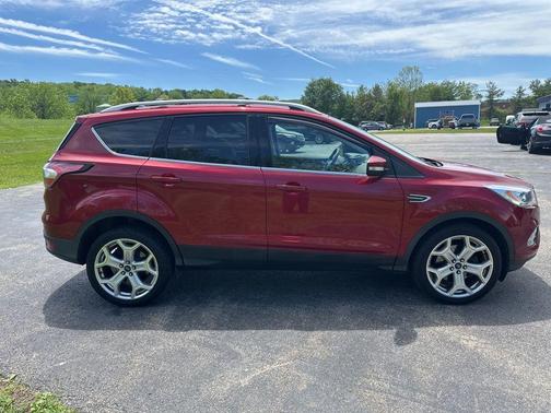 Ruby Red Metallic Tinted Clearcoat 2017 Ford Escape Titanium