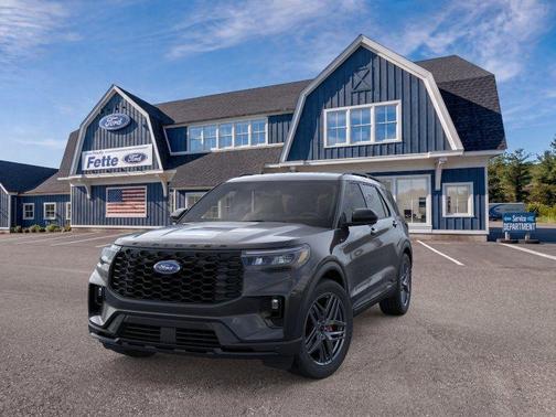 Agate Black Metallic 2026 Ford Explorer ST-Line