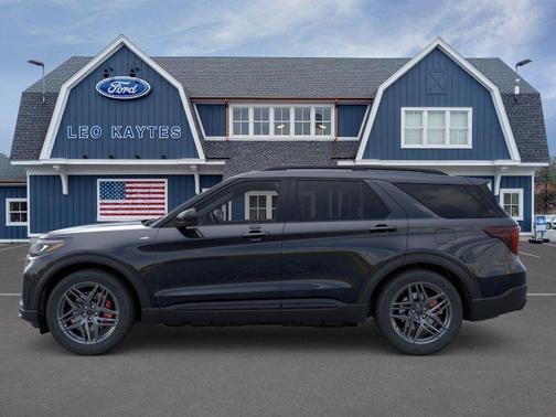 Agate Black Metallic 2026 Ford Explorer ST-Line