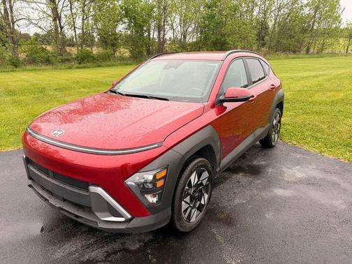 Red Metallic 2025 Hyundai KONA SEL