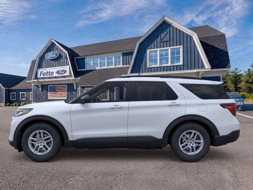Space White Metallic 2026 Ford Explorer Active