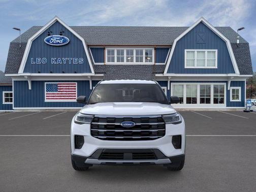 Space White Metallic 2026 Ford Explorer Active