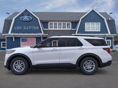 Space White Metallic 2026 Ford Explorer Active