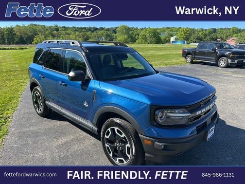 Atlas Blue Metallic 2023 Ford Bronco Sport Outer Banks