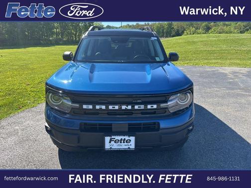 Atlas Blue Metallic 2023 Ford Bronco Sport Outer Banks