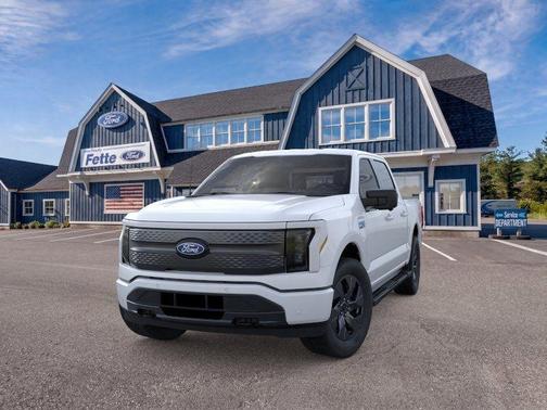 Oxford White 2025 Ford F-150 Lightning Flash