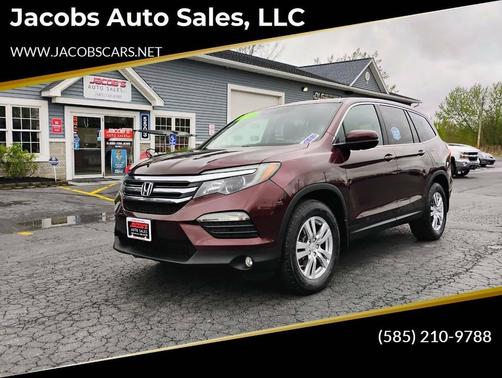 Burgundy 2017 Honda Pilot EX-L