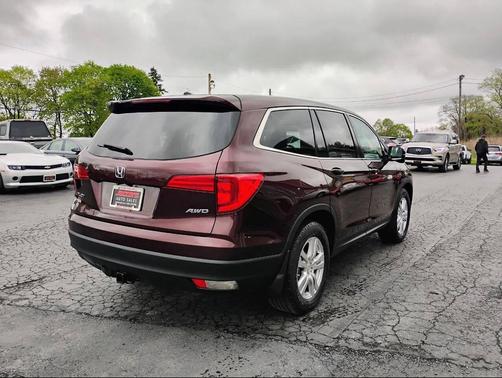 Burgundy 2017 Honda Pilot EX-L