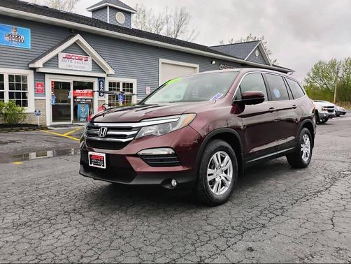 Burgundy 2017 Honda Pilot EX-L