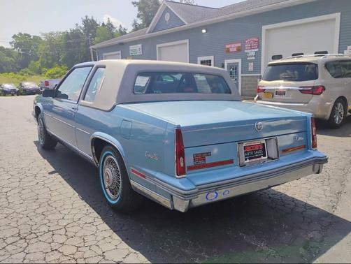 Blue 1986 Cadillac DeVille Base