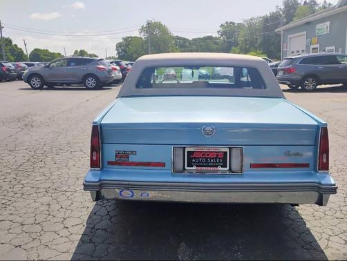 Blue 1986 Cadillac DeVille Base