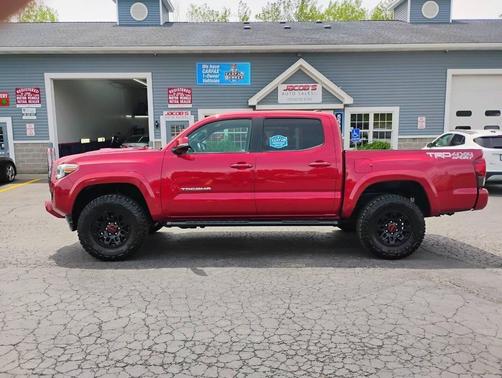 Burgundy 2018 Toyota Tacoma TRD Pro