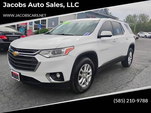 Summit White 2019 Chevrolet Traverse LT Cloth