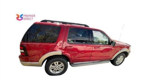 Red 2009 Ford Explorer Eddie Bauer