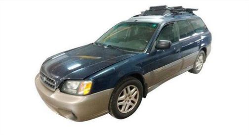 Mystic Blue Pearl / Titanium 2003 Subaru Legacy