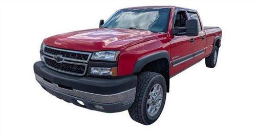 Red 2005 Chevrolet Silverado 2500 Work Truck H/D Crew Cab