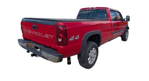 Red 2005 Chevrolet Silverado 2500 Work Truck H/D Crew Cab
