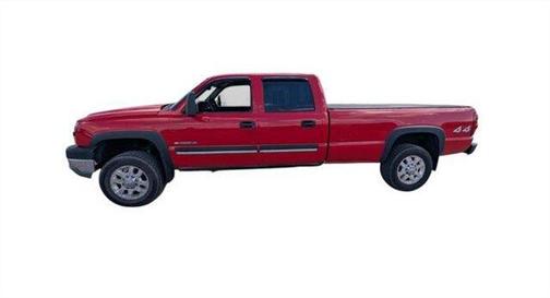 Red 2005 Chevrolet Silverado 2500 Work Truck H/D Crew Cab