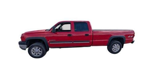 Red 2005 Chevrolet Silverado 2500 Work Truck H/D Crew Cab