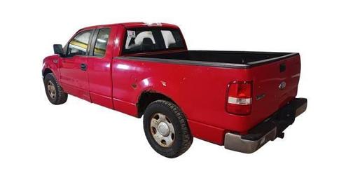 Red 2007 Ford F-150 Lariat SuperCab