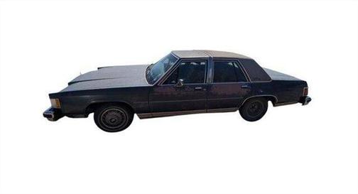 Gray 1987 Mercury Grand Marquis LS