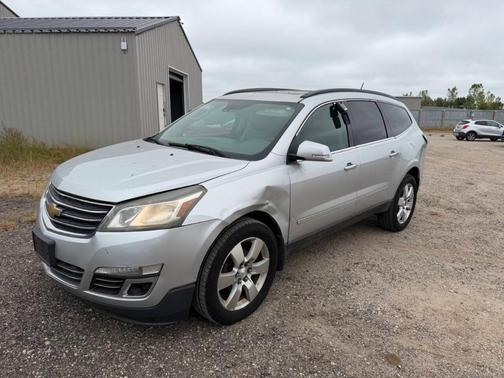 Silver 2014 Chevrolet Traverse LTZ