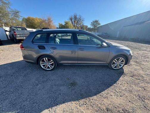 Gray 2015 Volkswagen Golf SportWagen TSI S