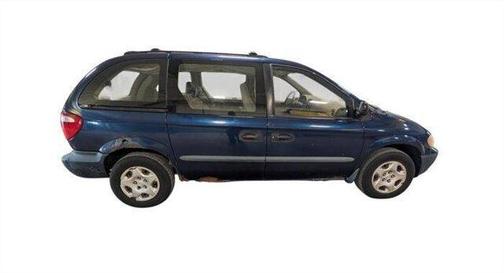 Blue 2002 Dodge Caravan SE