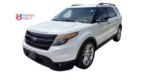 White 2013 Ford Explorer Sport