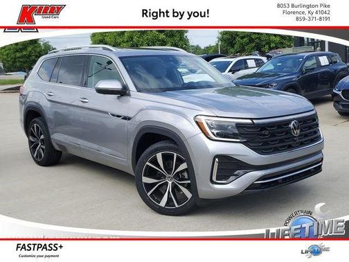 Silver Bird Metallic 2024 Volkswagen Atlas 2.0T SEL Premium R-Line