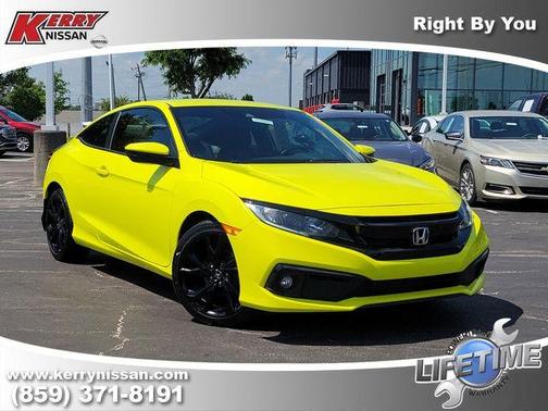 Green 2019 Honda Civic Sport