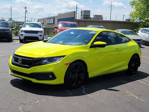 Green 2019 Honda Civic Sport