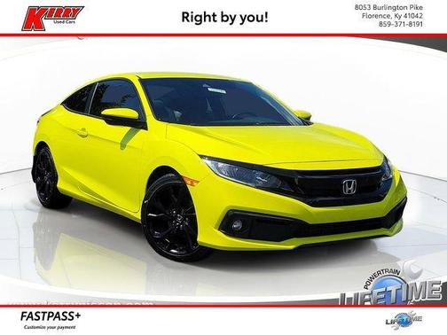 Green 2019 Honda Civic Sport