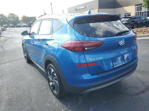 Aqua Blue 2020 Hyundai TUCSON Sport