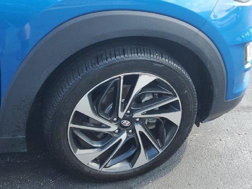 Aqua Blue 2020 Hyundai TUCSON Sport
