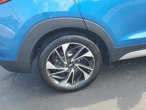 Aqua Blue 2020 Hyundai TUCSON Sport