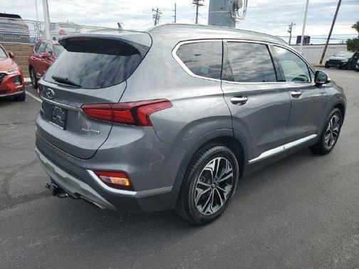 Machine Gray 2019 Hyundai SANTA FE Ultimate