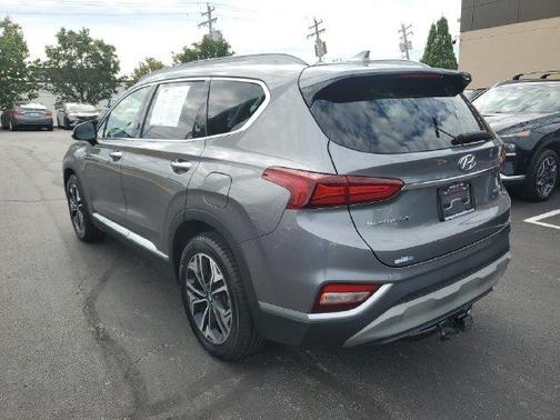 Machine Gray 2019 Hyundai SANTA FE Ultimate